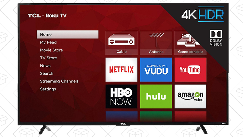 TCL 55" 4K P-Series TV, $600 with code TCLONKTLA